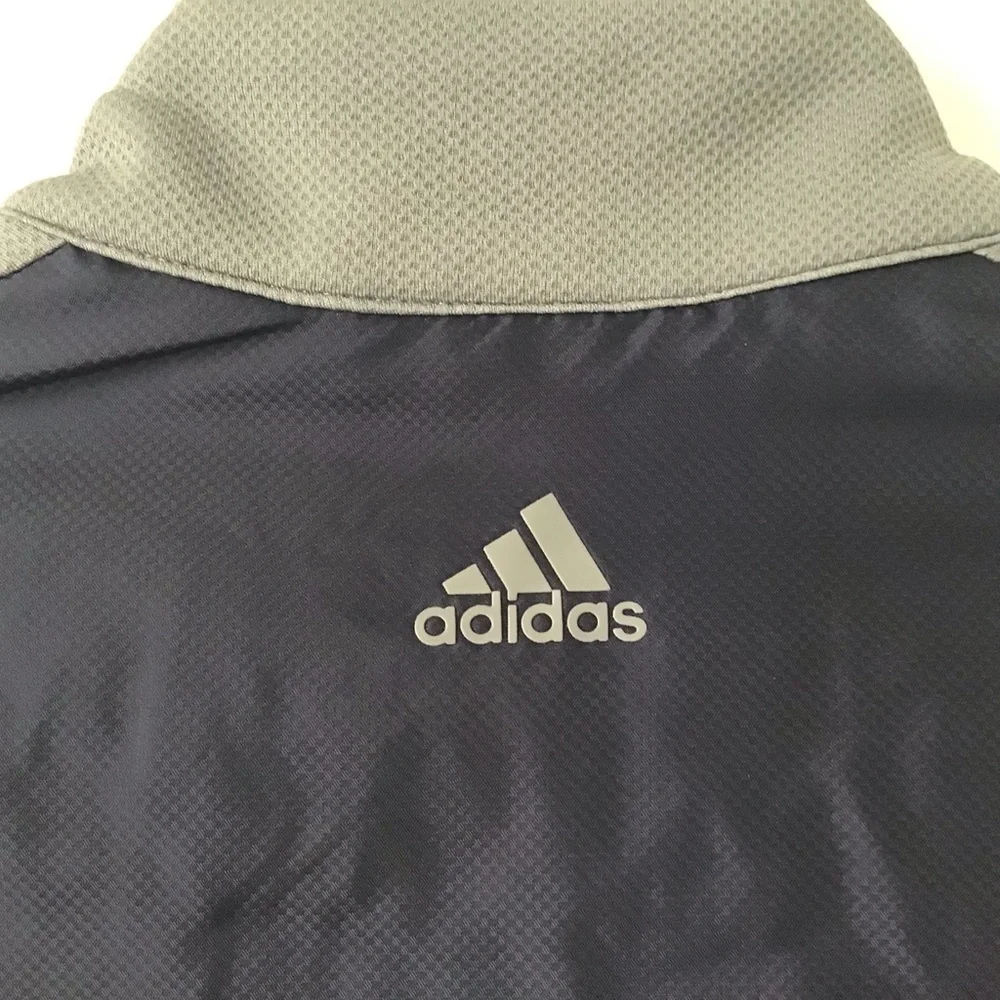 Men's Adidas Navy Golf Club Windbreaker Jacket NWT
